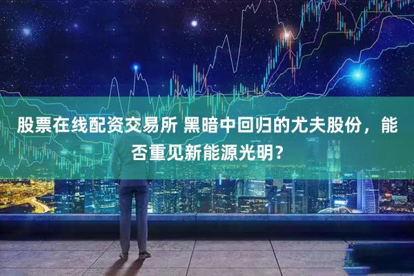 股票在线配资交易所 黑暗中回归的尤夫股份，能否重见新能源光明？