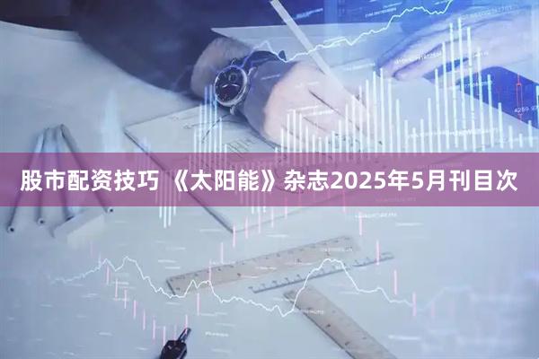 股市配资技巧 《太阳能》杂志2025年5月刊目次